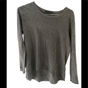 Generation Love Distressed Long Sleeve Shirt Small